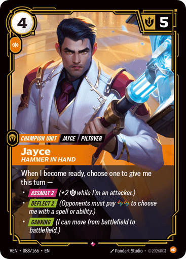 Jayce, Hammer In Hand - Riftbound TCG VEN #88