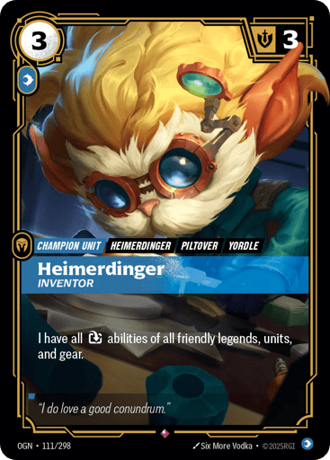 Heimerdinger, Inventor - Riftbound TCG OGN #111