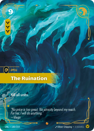 The Ruination - Riftbound TCG UNL #180