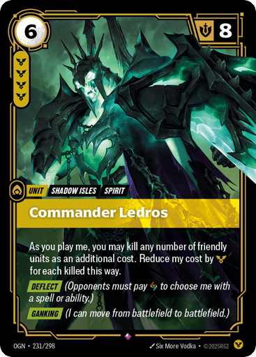 Commander Ledros - Riftbound TCG OGN #231