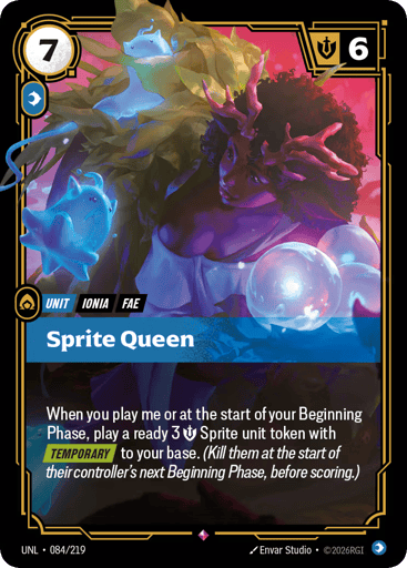 Sprite Queen - Riftbound TCG UNL #84