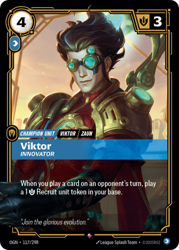 Viktor, Innovator - Riftbound TCG OGN #117