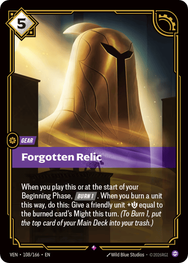 Forgotten Relic - Riftbound TCG VEN #108