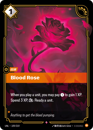 Blood Rose - Riftbound TCG UNL #109