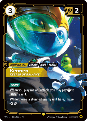 Kennen, Keeper Of Balance - Riftbound TCG VEN #135a
