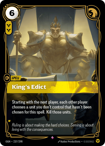 King's Edict - Riftbound TCG OGN #237
