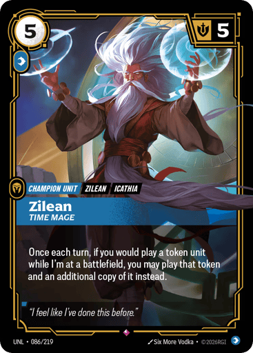 Zilean, Time Mage - Riftbound TCG UNL #86