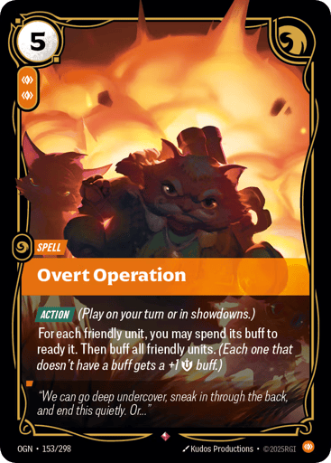 Overt Operation - Riftbound TCG OGN #153