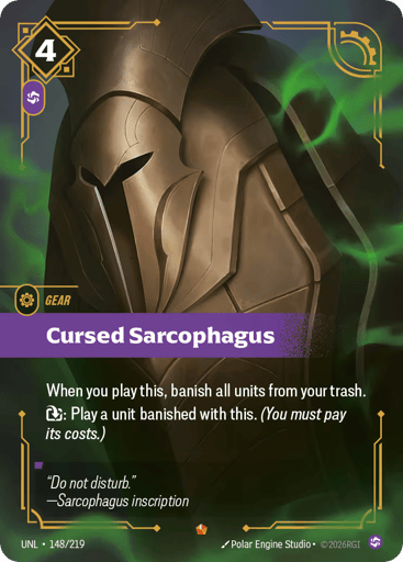 Cursed Sarcophagus - Riftbound TCG UNL #148
