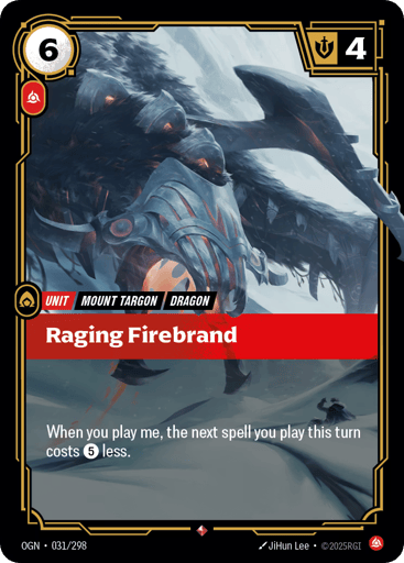 Raging Firebrand - Riftbound TCG OGN #31