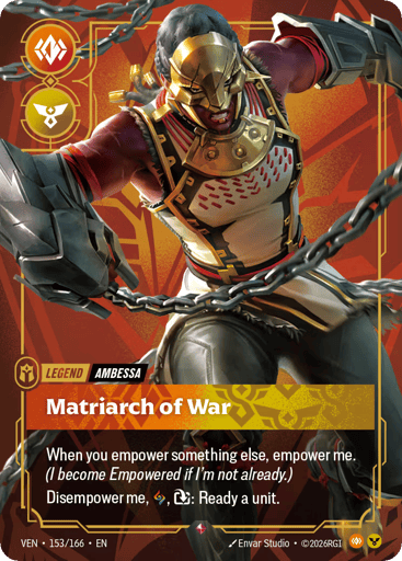 Matriarch Of War - Riftbound TCG VEN #153