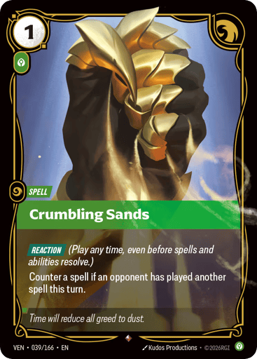 Crumbling Sands - Riftbound TCG VEN #39