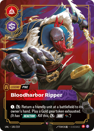 Bloodharbor Ripper - Riftbound TCG UNL #185
