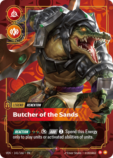 Butcher Of The Sands - Riftbound TCG VEN #141