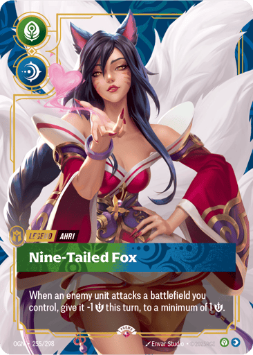 Nine-tailed Fox - Riftbound TCG OGN #255