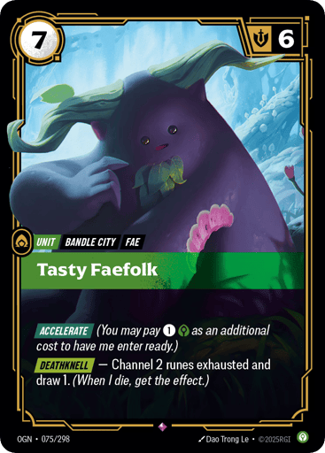 Tasty Faefolk - Riftbound TCG OGN #75
