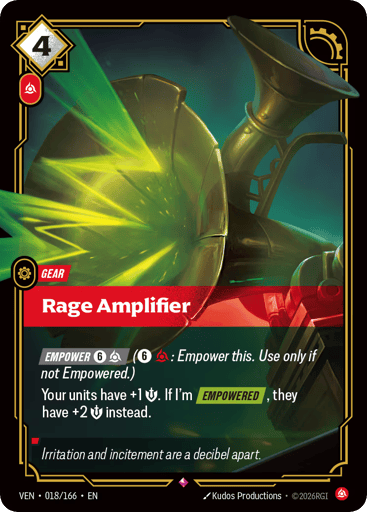 Rage Amplifier - Riftbound TCG VEN #18