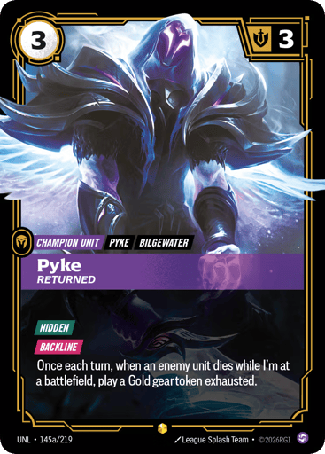 Pyke, Returned - Riftbound TCG UNL #145a