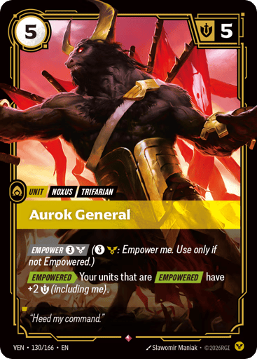 Aurok General - Riftbound TCG VEN #130