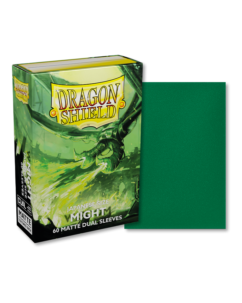 **OPENED** Dragon Shield - Japanese Size Matte Dual Sleeves (60ct) **OPENED PRODUCT**