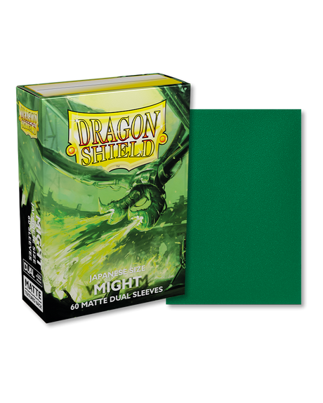 **OPENED** Dragon Shield - Japanese Size Matte Dual Sleeves (60ct) **OPENED PRODUCT**