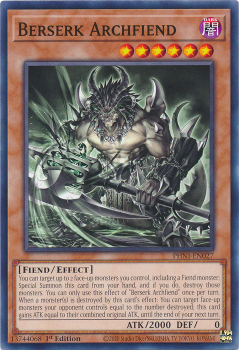 Berserk Archfiend - PHNI-EN027