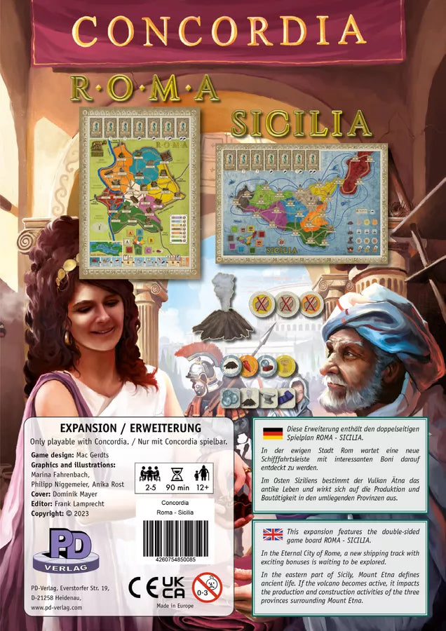 Concordia Base Game + Salsa Expansion + Expansion Map - MEGA BUNDLE