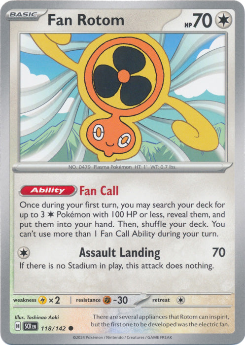 Fan Rotom - 118/142