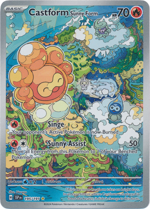 SSP - Castform Sunny Form - 195/191