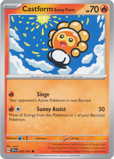SSP - Castform Sunny Form - 020/191