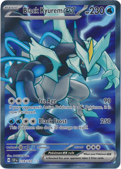 SSP - Black Kyurem ex - 218/191