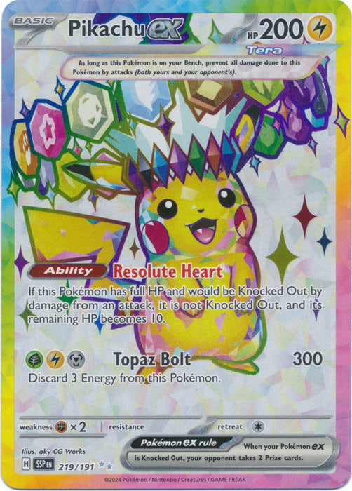 SSP - Pikachu ex - 219/191