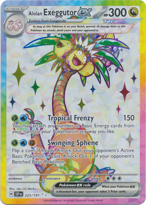 SSP - Alolan Exeggutor ex - 225/191