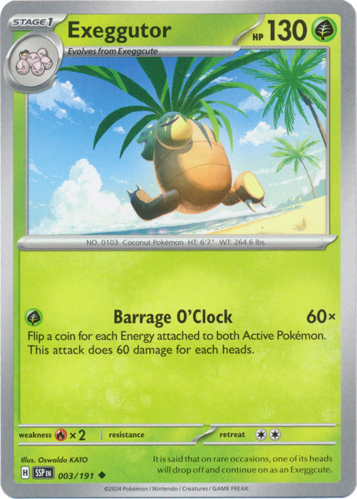 SSP - Exeggutor - 003/191