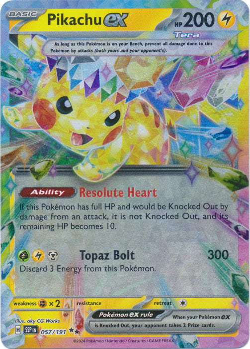 SSP - Pikachu ex - 057/191