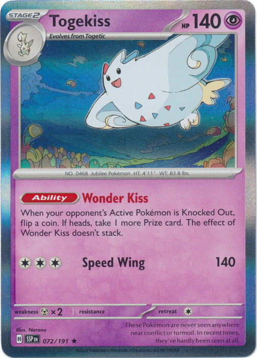 SSP - Togekiss - 072/191