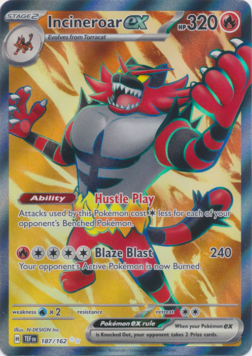 Incineroar ex - 187/162