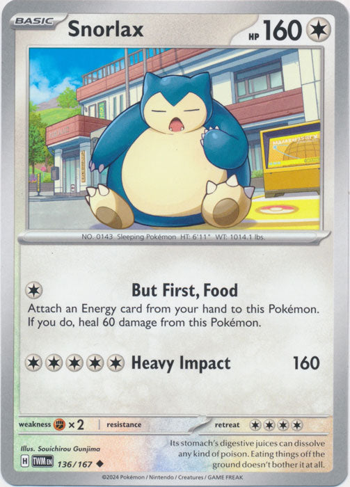 Snorlax - 136/167