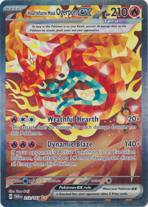 Hearthflame Mask Ogerpon ex - 212/167