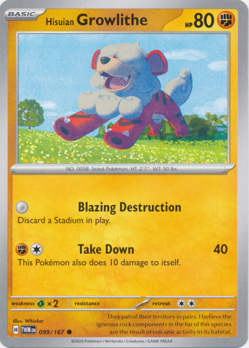 Hisuian Growlithe - 099/167