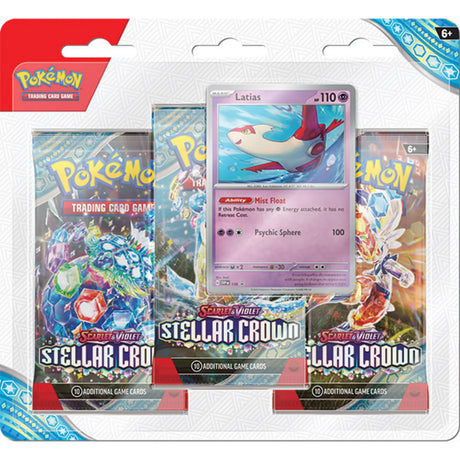 Pokémon TCG - Stellar Crown 3-Booster Blister