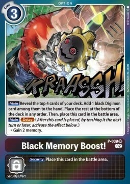 Black Memory Boost! (Resurgence Booster Reprint) - P-039