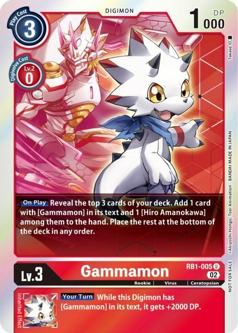 Gammamon (Box Topper) - RB1-005