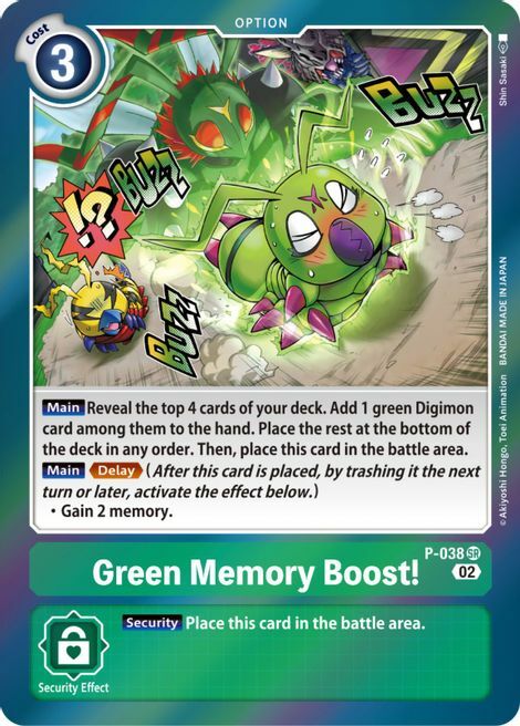 Green Memory Boost! (Resurgence Booster Reprint) - P-038