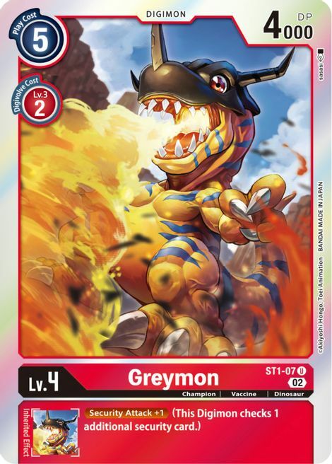Greymon (Resurgence Booster Reprint) - ST1-07