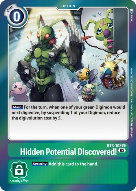 Hidden Potential Discovered! (Resurgence Booster Reprint) - BT3-103