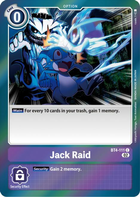 Jack Raid (Resurgence Booster Reprint) - BT4-111