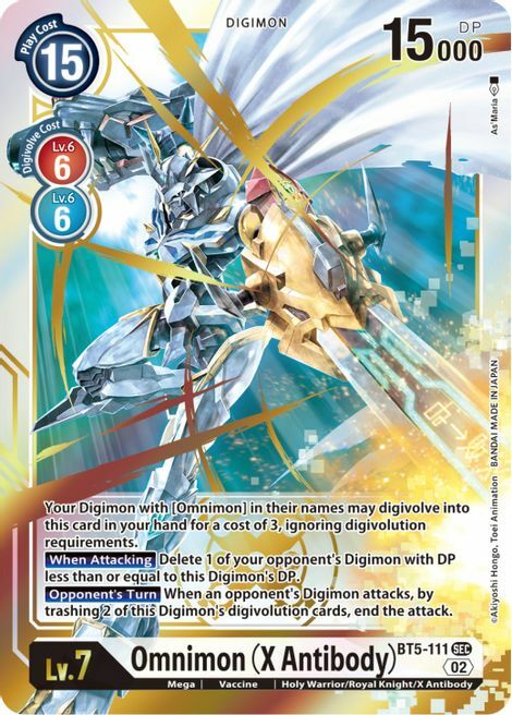 Omnimon (X Antibody) (Resurgence Booster Reprint) - BT5-111