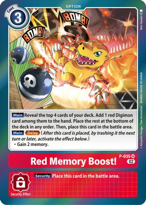 Red Memory Boost! (Resurgence Booster Reprint) - P-035