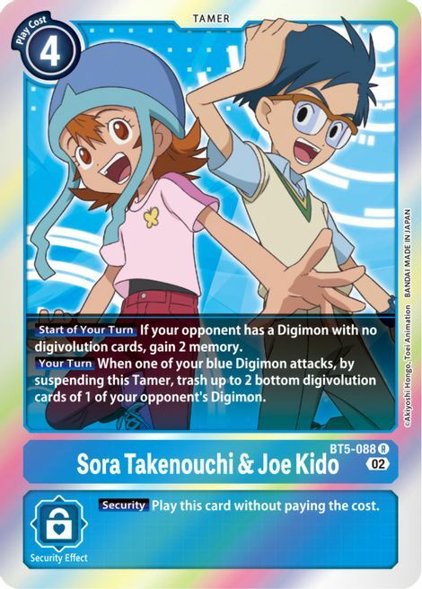 Sora Takenouchi & Joe Kido (Resurgence Booster Reprint) - BT5-088